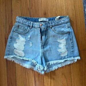 Zara denim shorts